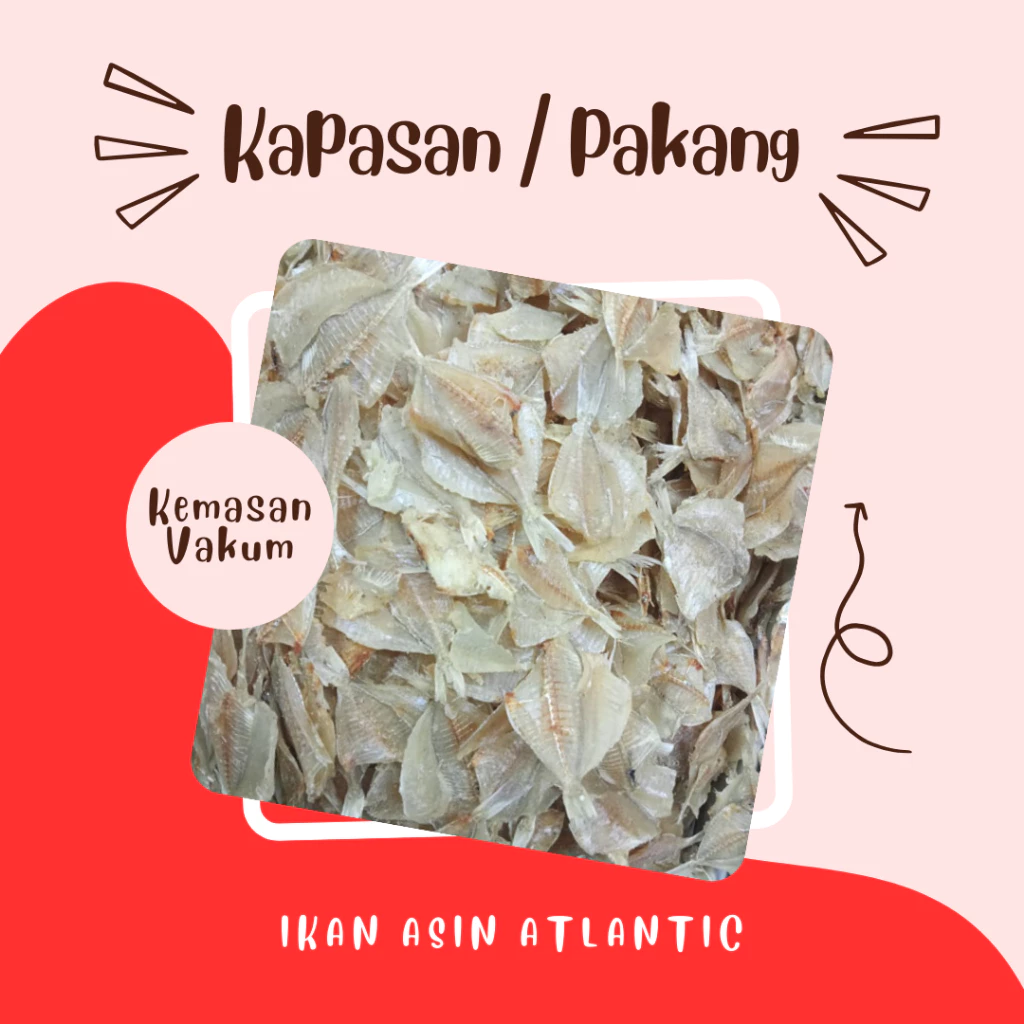 Ikan Asin Kapasan Kemasan Vakum 100 Gram | 250 Gram | 500 Gram | 1 Kilogram