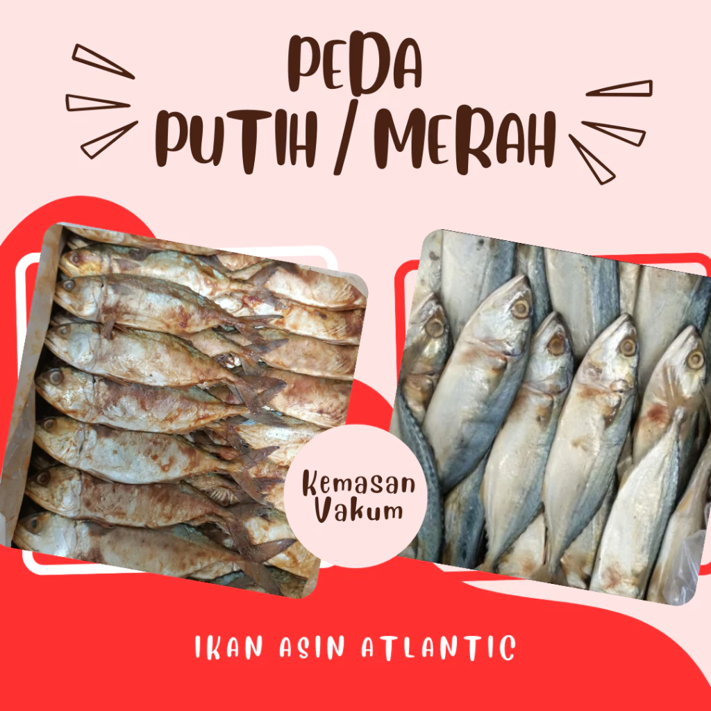 Ikan Asin Peda Kemasan Vakum 250 - 500 Gram